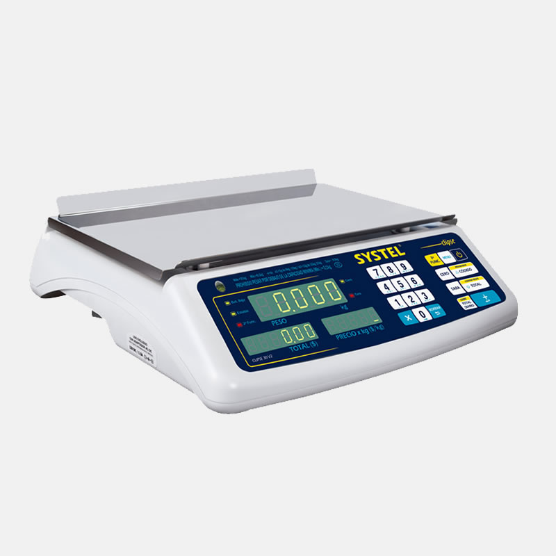 Báscula digital systel clipse